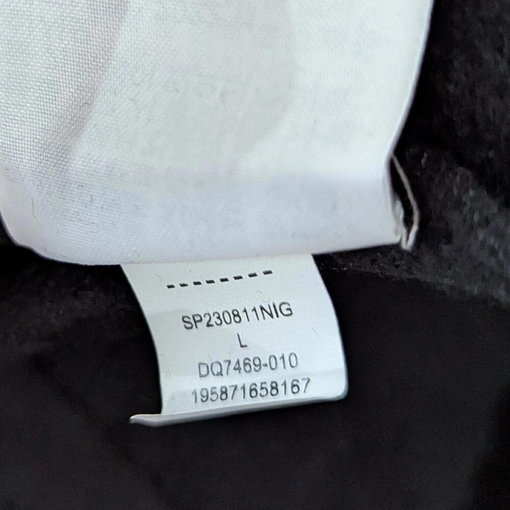 Nike Jordan Flight Fleece Sweatpants Black Sail Men’s L NWT DQ7469-010 Joggers - Picture 7 of 7